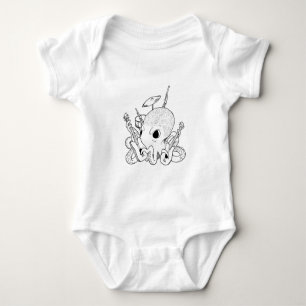 Body Para Bebê Rocktopus