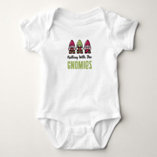 Body Para Bebê Rolando Com O Fato De Bebê Dos Gnomies