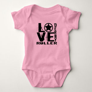 Body Para Bebê Rolo Derby do AMOR
