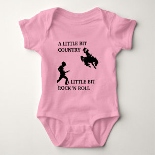 Body Para Bebê rolo do country rock n