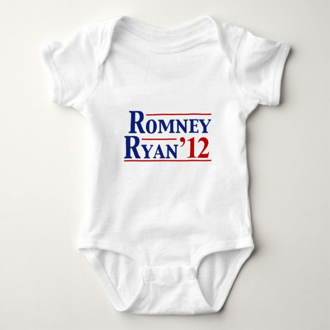 Body Para Bebê Romney Ryan 2012 (Frente)