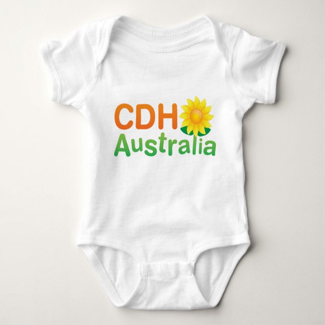 Body Para Bebê Romper de CDH Austrália (Frente)