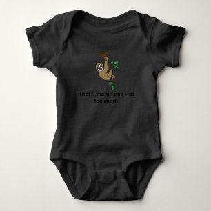 Body Para Bebê Romper do bebê da sesta da preguiça
