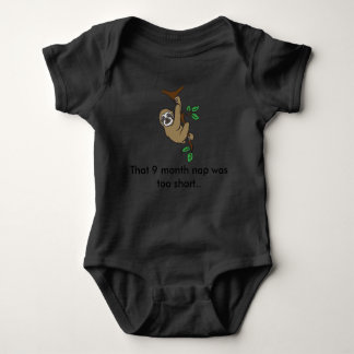Body Para Bebê Romper do bebê da sesta da preguiça