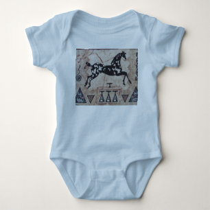 Body Para Bebê Romper do bebê--Pônei indiano