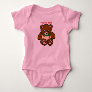 Body Para Bebê Romper do urso de Pookie para miúdos