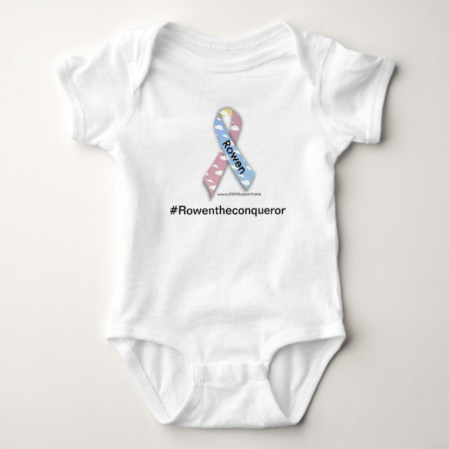 Body Para Bebê Romper oficial da criança do #Rowentheconqueror (Frente)