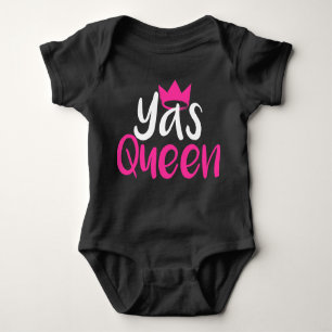 Body Para Bebê Romper Playsuit do bebê da rainha de Yas