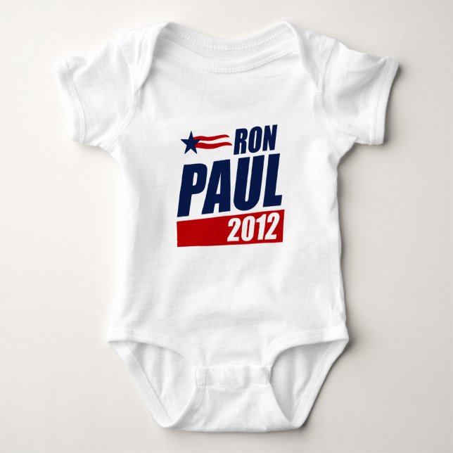 BODY PARA BEBÊ RON PAUL 2012 (Frente)