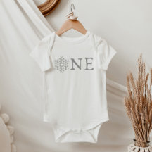 RORY Snowflake UM primeiro aniversario Party Baby