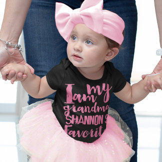 Body Para Bebê Rosa Personalizado Eu Sou Avô Favorito