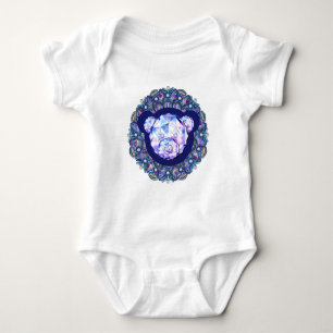 Body Para Bebê Rosace azul ou vermelho para bebê&criança