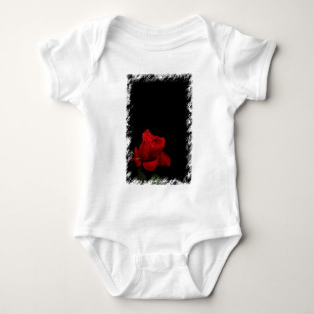Body Para Bebê Rosas são vermelhos (Frente)