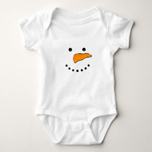Body Para Bebê Rosto de Neve