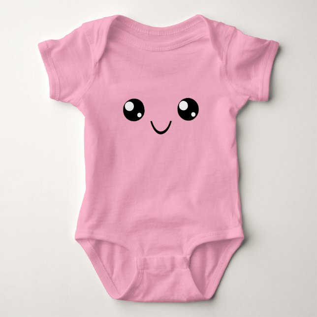 Body Para Bebê Rosto de Sorriso (Frente)