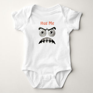 Body Para Bebê Rosto Engraçado Bebê Roupa