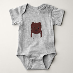 Body Para Bebê Rosto Fraco