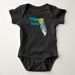 Body Para Bebê Roteiro Sunshine da Flórida com Sol