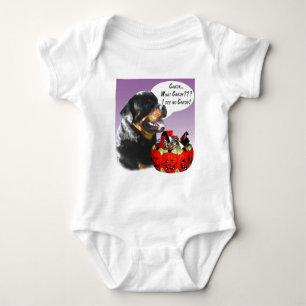 Body Para Bebê Rottweiler Halloween Candy