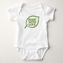 Body Para Bebê Rótulo da Natureza - FEITO COM AMOR - FOLHA 1