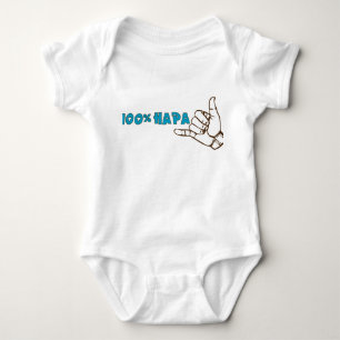 Body Para Bebê Roupa 100% do bebê de Hapa