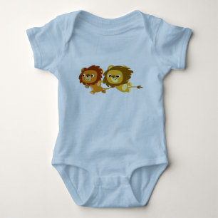 Body Para Bebê Roupa bonito do bebê dos leões dos desenhos