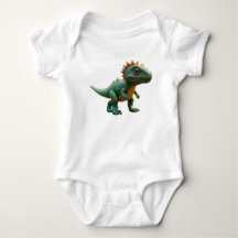 roupa de bebê adorável de dinossauro de desenho an