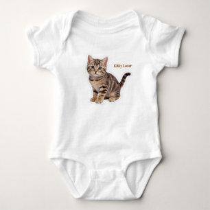 Body Para Bebê roupa de bebê amante de gatinhos