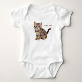 Body Para Bebê roupa de bebê amante de gatinhos