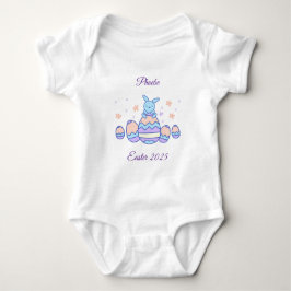 Body Para Bebê Roupa de Bebê Coelhinha Personalizada para Páscoa
