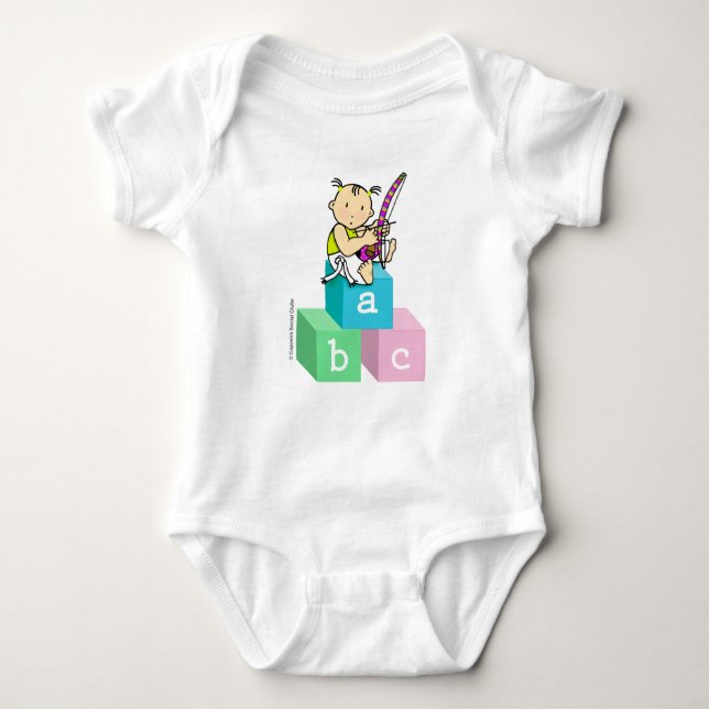 Body Para Bebê Roupa de bebê com desenho de de Capoeira  (Frente)