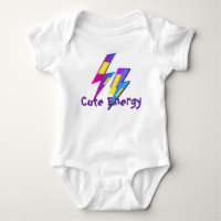 Roupa de Bebê Cute Energy Lightning Kawaii