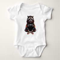 Roupa de Bebê de Guaxinim de Academia Fofa – Peque