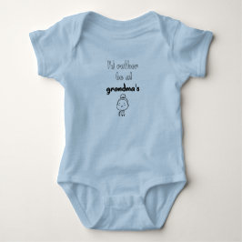 Body Para Bebê Roupa de Bebê Fofa para o Neto Favorito da Vovó