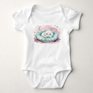 Body Para Bebê Roupa de Bebê Gatinho Fofo