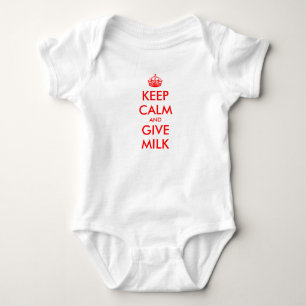 Body Para Bebê Roupa de bebé Keep Calm Mantenha a calma e dê le