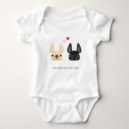 Body Para Bebê Roupa de Buldogue Francês