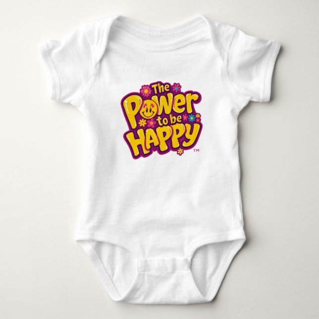 BODY PARA BEBÊ ROUPA DE CORPO PARA BEBÊ FELIZ (Frente)