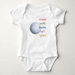 Body Para Bebê Roupa de Criança de vôlei, presente de vôlei