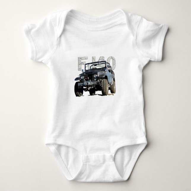 Body Para Bebê Roupa de FJ40 Landcruiser (Frente)