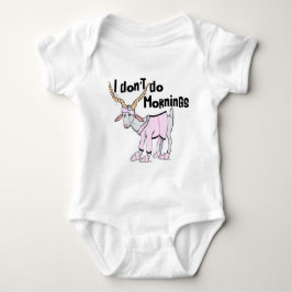 Body Para Bebê Roupa de Goat Engraçado