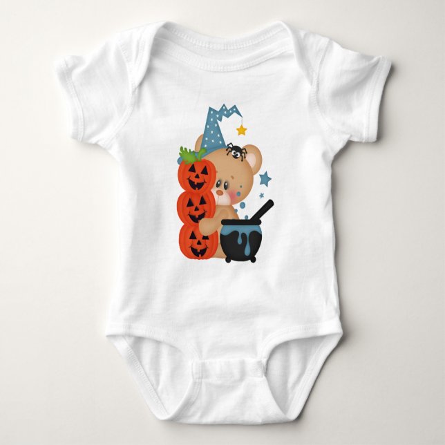 Body Para Bebê Roupa de Halloween (Frente)