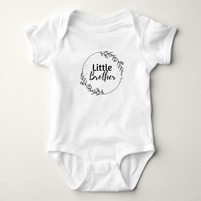 Body Para Bebê Roupa de irmão mais novo (Frente)