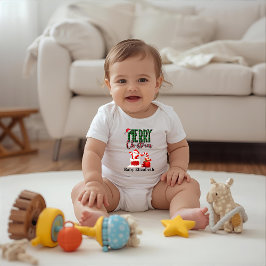 Body Para Bebê Roupa de Natal da sorte - Bodysuit Personalizado