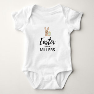 Body Para Bebê Roupa de Páscoa personalizada para bebê