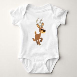 Body Para Bebê Roupa de um lindo desenho animado de veado