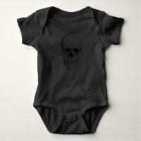 Roupa do bebê do gótico