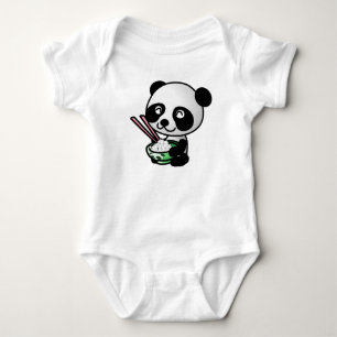 Body Para Bebê Roupa do bebê. Panda.