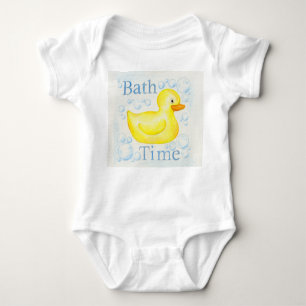 Body Para Bebê Roupa Ducky de borracha da criança de Bathtime