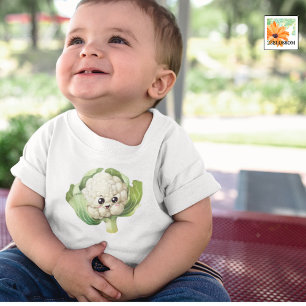Body Para Bebê roupa engraçada do bebê do vegante da couve-flor